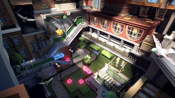 Игра Walkabout Mini Golf: Upside Town, скриншот