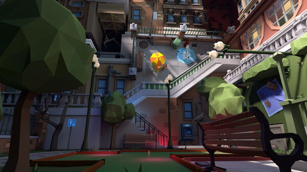 Игра Walkabout Mini Golf: Upside Town, скриншот