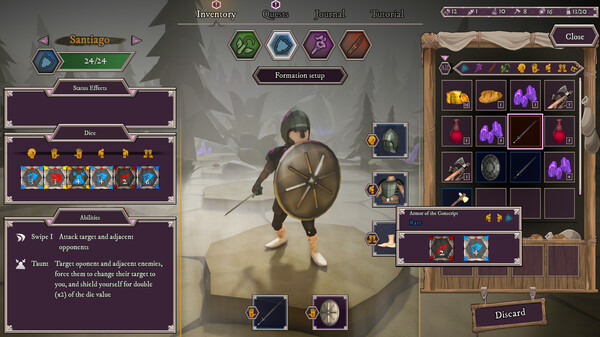 Игра Wanderer's Sigil: Dice-Fueled Adventure, скриншот