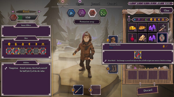 Игра Wanderer's Sigil: Dice-Fueled Adventure, скриншот