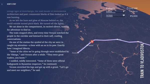 Игра Wanderlust: Transsiberian, скриншот