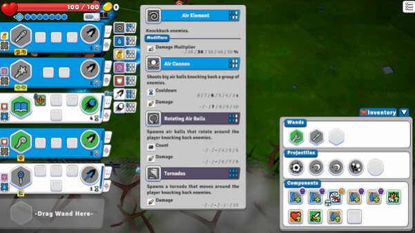 Игра Wandness: WandCraft Survivor, скриншот
