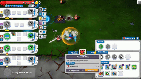 Игра Wandness: WandCraft Survivor, скриншот