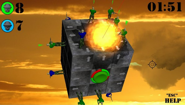 Игра War Cube, скриншот