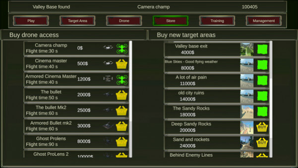 Игра War Drone, скриншот
