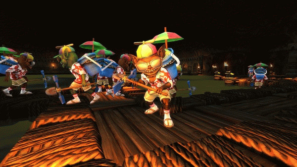 Игра War for the Overworld - Seasonal Worker Skins, скриншот