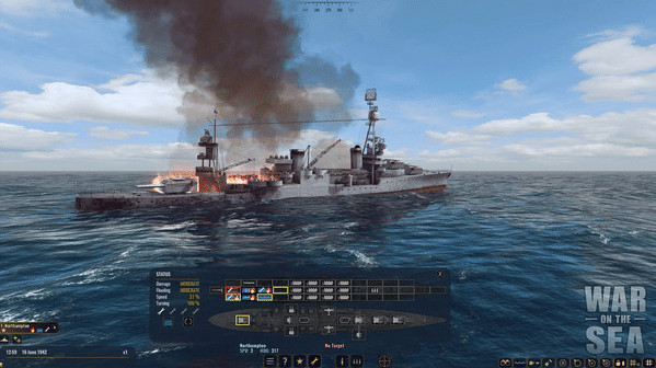 Игра War on the Sea, скриншот