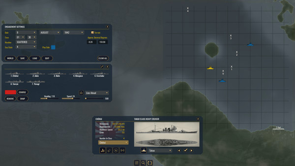 Игра War on the Sea, скриншот