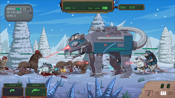 Игра WAR RATS: The Rat em Up, скриншот