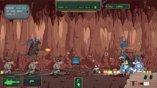 Игра WAR RATS: The Rat em Up, скриншот
