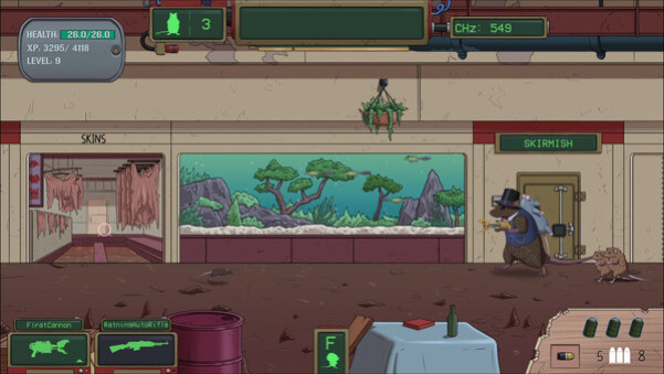 Игра WAR RATS: The Rat em Up, скриншот