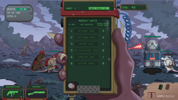 Игра WAR RATS: The Rat em Up, скриншот
