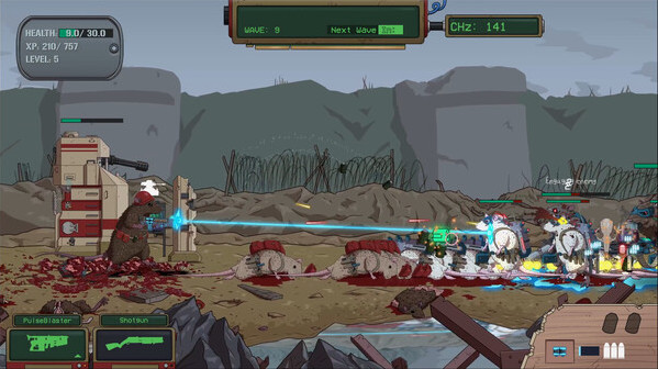 Игра WAR RATS: The Rat em Up, скриншот
