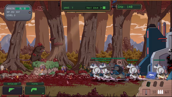 Игра WAR RATS: The Rat em Up, скриншот