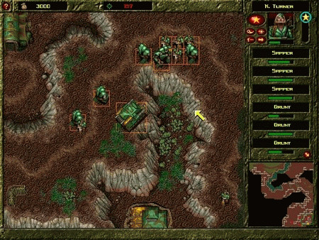 Игра War Wind II: Human Onslaught, скриншот