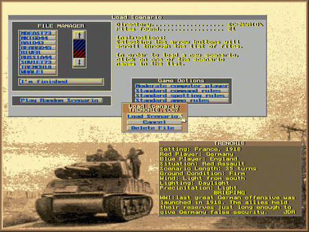 Игра Wargame Construction Set II: Tanks!, скриншот