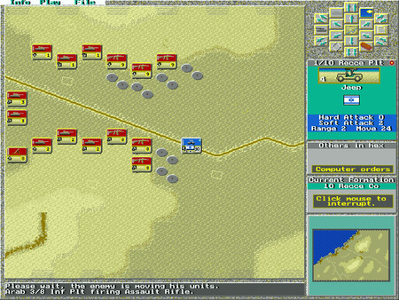 Игра Wargame Construction Set II: Tanks!, скриншот