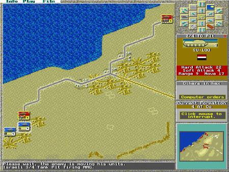 Игра Wargame Construction Set II: Tanks!, скриншот