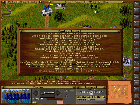Игра Wargame Construction Set III: Age of Rifles 1846-1905, скриншот