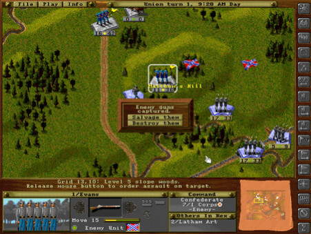 Игра Wargame Construction Set III: Age of Rifles 1846-1905, скриншот