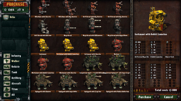 Игра Warhammer 40,000: Armageddon - Da Orks, скриншот