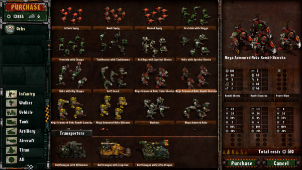 Игра Warhammer 40,000: Armageddon - Da Orks, скриншот