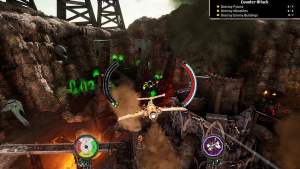 Игра Warhammer 40,000: Dakka Squadron - Flyboyz Edition, скриншот