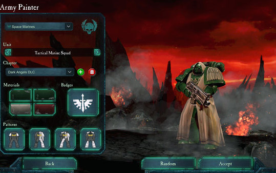 Игра Warhammer 40,000: Dawn of War II: Retribution: Dark Angels Pack, скриншот
