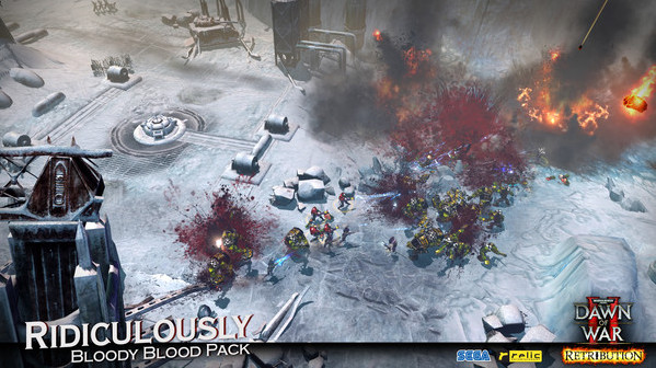 Игра Warhammer 40,000: Dawn of War II - Retribution - Ridiculously Bloody Blood Pack, скриншот