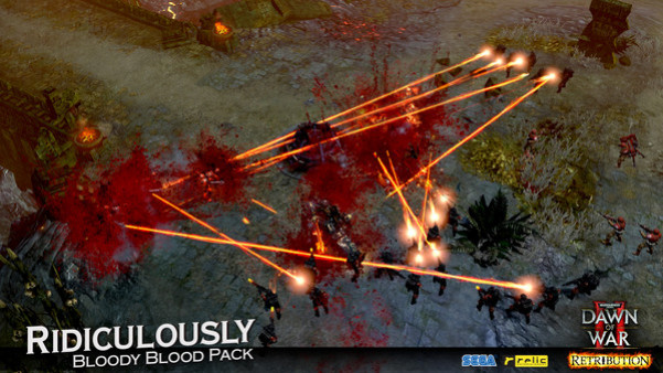 Игра Warhammer 40,000: Dawn of War II - Retribution - Ridiculously Bloody Blood Pack, скриншот