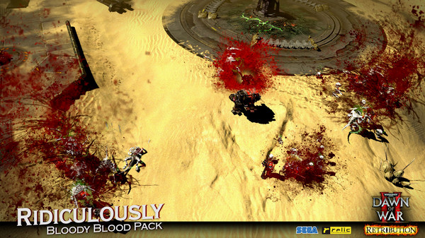 Игра Warhammer 40,000: Dawn of War II - Retribution - Ridiculously Bloody Blood Pack, скриншот