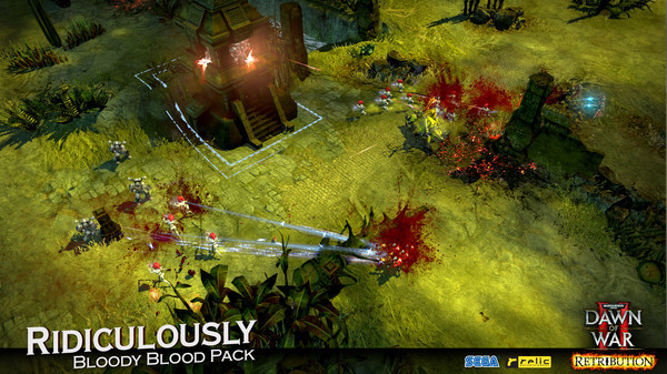 Игра Warhammer 40,000: Dawn of War II - Retribution - Ridiculously Bloody Blood Pack, скриншот