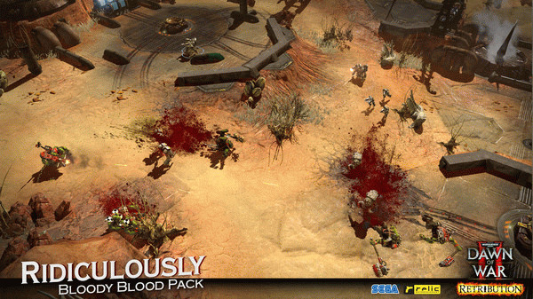Игра Warhammer 40,000: Dawn of War II - Retribution - Ridiculously Bloody Blood Pack, скриншот