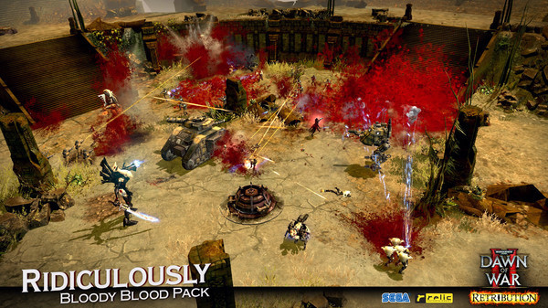 Игра Warhammer 40,000: Dawn of War II - Retribution - Ridiculously Bloody Blood Pack, скриншот