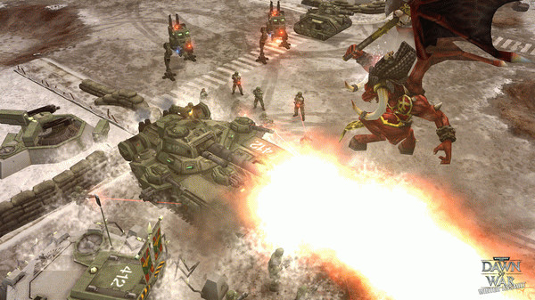 Игра Warhammer 40,000: Dawn of War – Winter Assault, скриншот