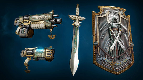 Игра Warhammer 40,000: Space Marine 2 - Dark Angels Chapter Pack, скриншот