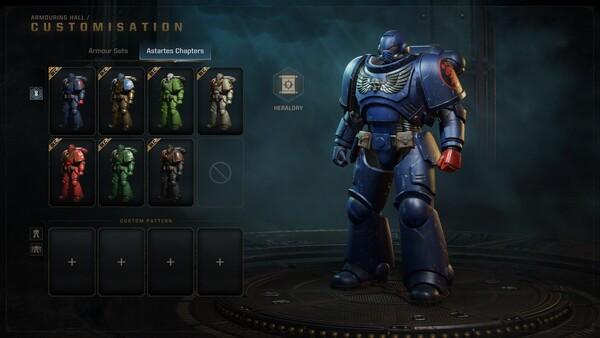 Игра Warhammer 40,000: Space Marine 2 - Imperial Fists Cosmetic Pack, скриншот