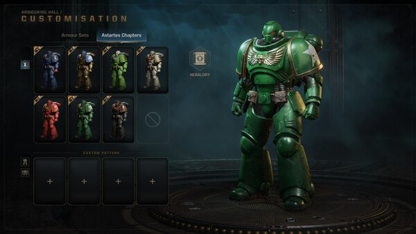 Игра Warhammer 40,000: Space Marine 2 - Imperial Fists Cosmetic Pack, скриншот