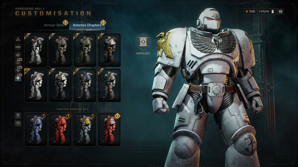 Игра Warhammer 40,000: Space Marine 2 - Raven Guard Cosmetic Pack, скриншот