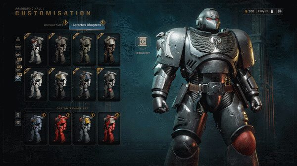 Игра Warhammer 40,000: Space Marine 2 - Raven Guard Cosmetic Pack, скриншот