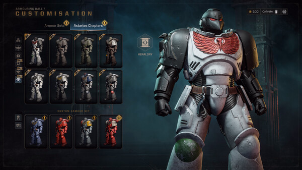 Игра Warhammer 40,000: Space Marine 2 - Raven Guard Cosmetic Pack, скриншот