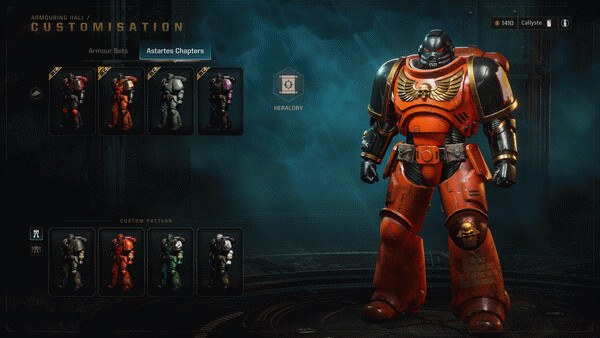 Игра Warhammer 40,000: Space Marine 2 - Salamanders Cosmetic Pack, скриншот