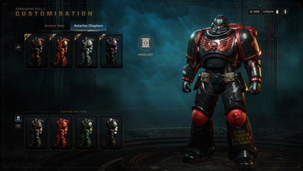 Игра Warhammer 40,000: Space Marine 2 - Salamanders Cosmetic Pack, скриншот