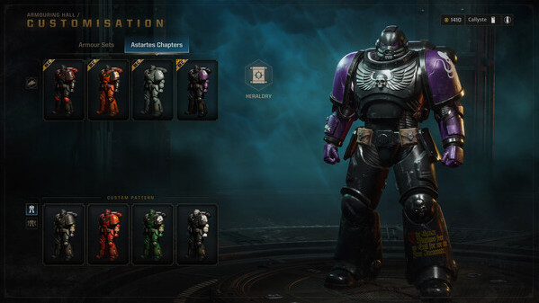 Игра Warhammer 40,000: Space Marine 2 - Salamanders Cosmetic Pack, скриншот