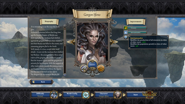 Игра Warlock 2: Wrath of the Nagas, скриншот