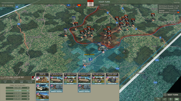 Игра WARNO, скриншот