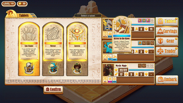 Игра Warriors of the Nile, скриншот