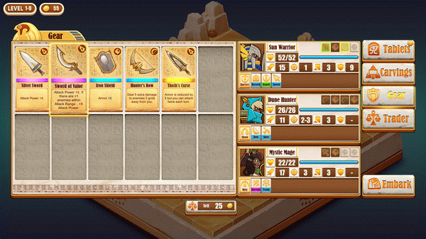 Игра Warriors of the Nile, скриншот