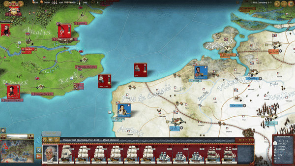Игра Wars of Napoleon, скриншот