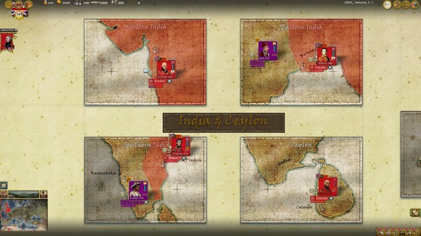 Игра Wars of Napoleon, скриншот